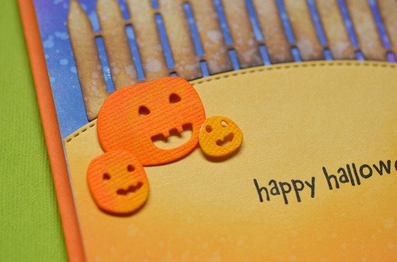 Wykrojnik - Poppystamps - Doodle Jack o Lanterns - dynie