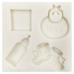 Foremka silikonowa - Pentart - Baby mix kwadratowy