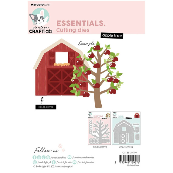 Wykrojnik do papieru - StudioLight - Appletree drzewo jabłoń