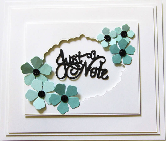 Wykrojnik - Creative Expressions - Just a Note CED5407 napis