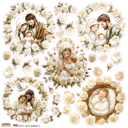 Naklejki papierowe - ScrapLove - Holy Family 6 - Święta Rodzina 6