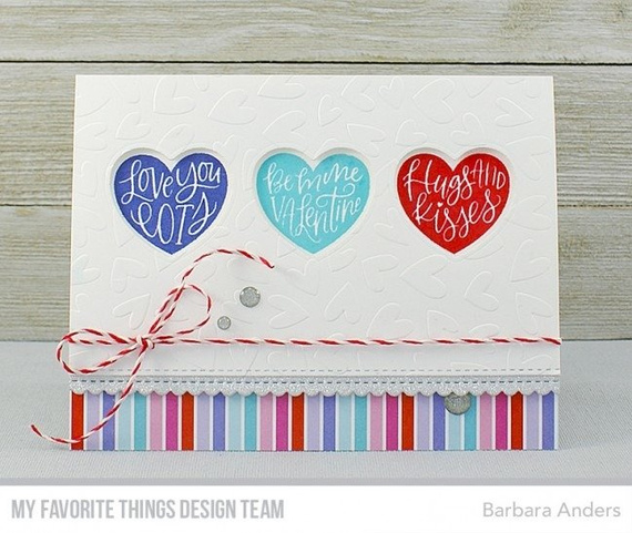 Stempel - My Favorite Things - Heart Art serca serduszka