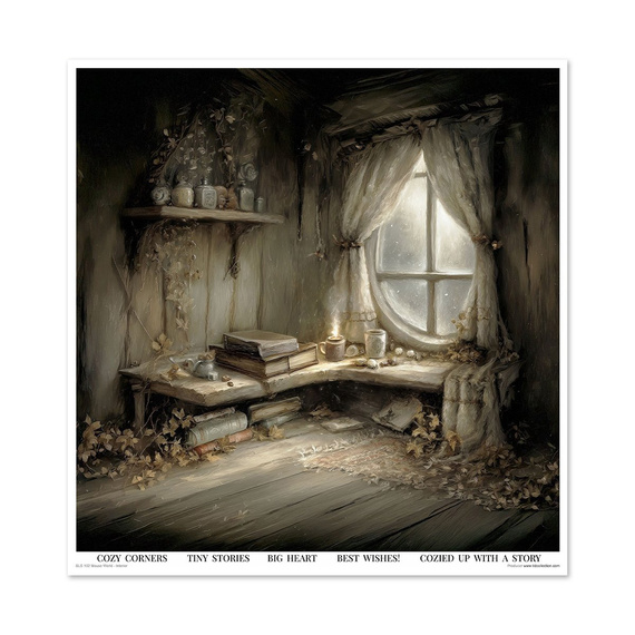 Zestaw papierów do scrapbookingu 30x30 - Mouse World - Interior - Itd Collection