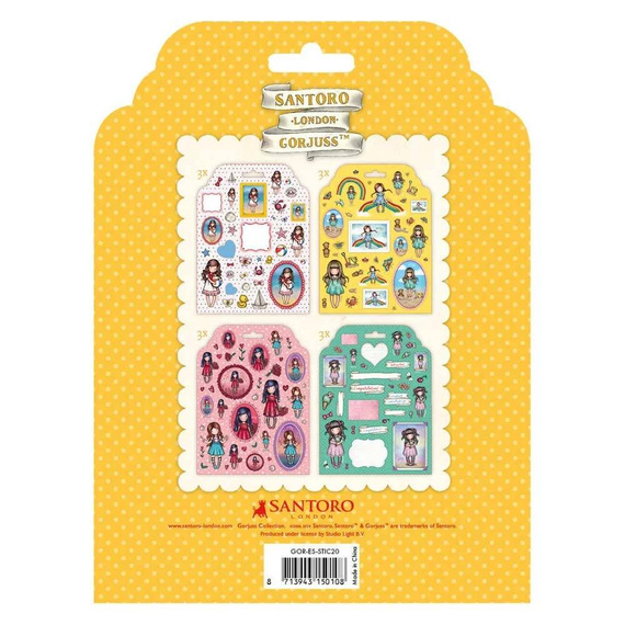 Zestaw naklejek - Gorjuss