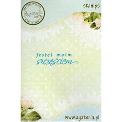 Stempel - Jesteś moim szczęściem... - Agateria
