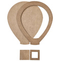 Balon dekoracyjny z ramką 2 w 1 - z koszykiem