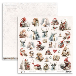 Papier do scrapbookingu 30x30 - UHK Gallery - White Whispers - Forest Spirits