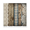Zestaw papierów do scrapbookingu 30x30 - Wood & lace - Itd Collection
