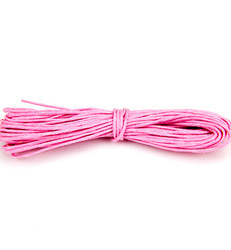 Sznurek woskowany różowy - 0,5mm x 5m