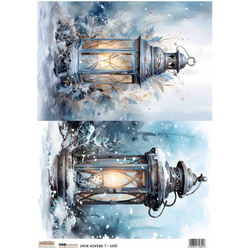 Papier ryżowy A4 - Scraplove - Snow winter 7 - Śnieżna zima