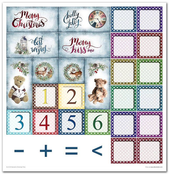 Zestaw papierów do scrapbookingu 30x30 - Wonderful Christmas Time