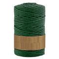Sznurek bawełniany z rdzeniem 100m 5mm - butelkowa zieleń