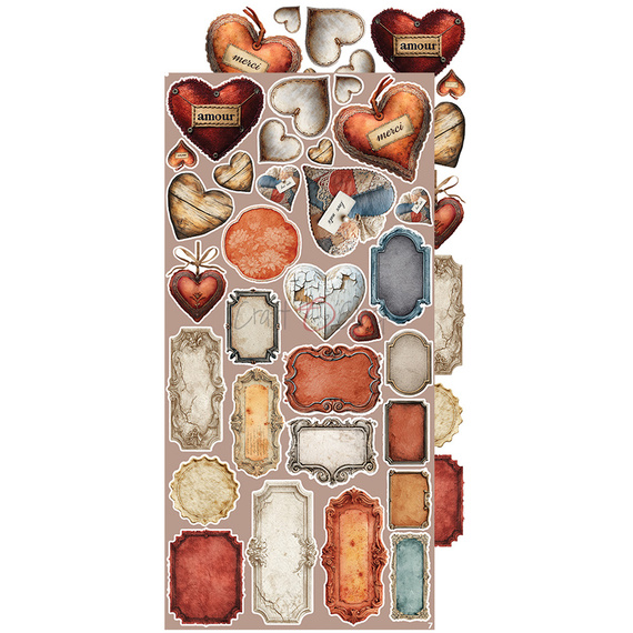 Zestaw dodatków do scrapbookingu - Craft o'clock - Timeless Grace - MIX