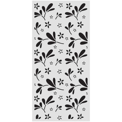 Szablon mix media 3D 12x25cm - Family kwiatki - Stamperia