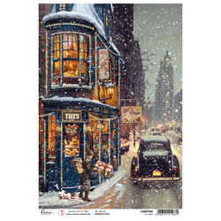 Papier ryżowy do decoupage A4 - Ciao Bella - Toy Shop