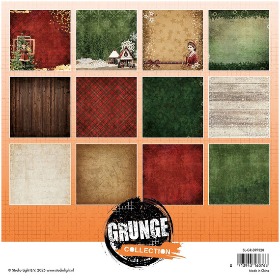 Zestaw papierów do scrapbookingu 20x20 - StudioLight - Designer Papier Pad Backgrung Papers