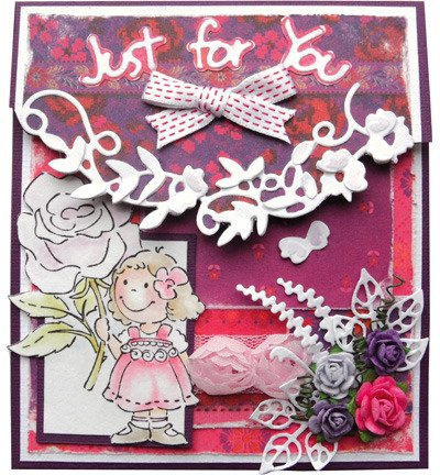 Wykrojnik - Marianne Design - Just for You LR0224 - napisy Just for You Thanks