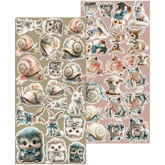Zestaw papierów do scrapbookingu 15x30 - Craft o'clock - Sprites of Harmony - dodatki Sprites