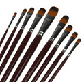 Zestaw pędzli syntetycznych koci język Phoenix - 9 sztuk