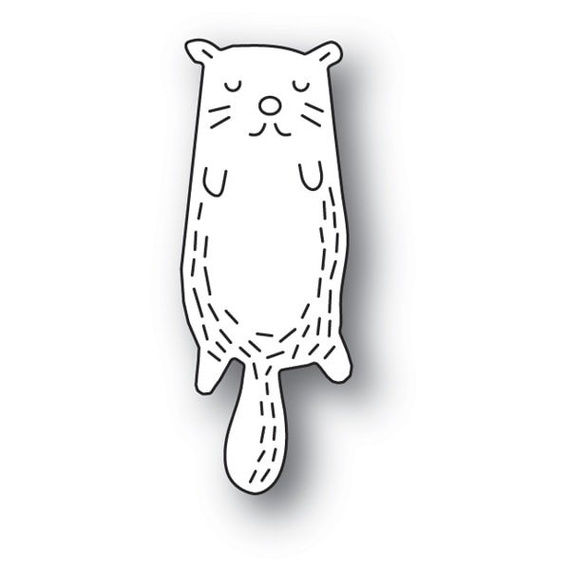 Wykrojnik - Poppystamps - Whittle Otter wydra