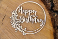 Tekturka Hi Summer Frame 03 Wishes - Happy Birthday  - Scrapiniec