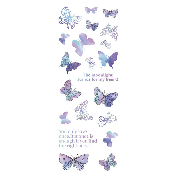 Naklejki foliowe - Kolorowe motylki