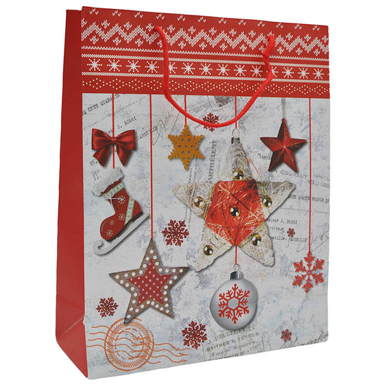 Torebka na prezent z gwiazdkami