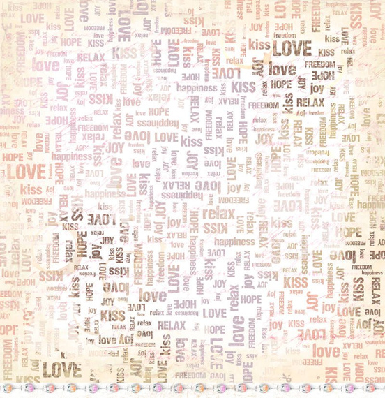 Papier do scrapbookingu 30x30 - UHK Gallery - Ginger Girl - Thoughts