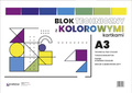 Blok techniczny kolorowy Wektor 160 g - A3, 8 arkuszy