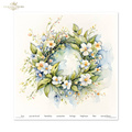 Zestaw papierów do scrapbookingu 30x30 - Itd Collection - Spring Wreath