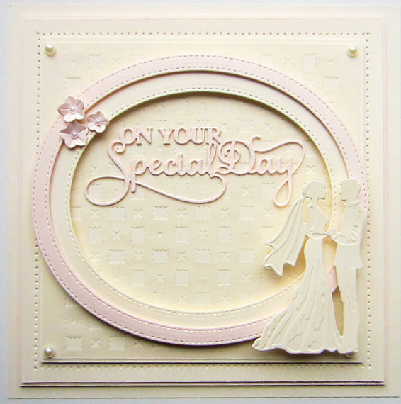 Wykrojnik - Creative Expressions - Filigree Artistry Diagonal Background