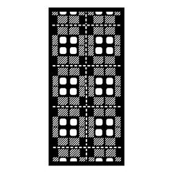 Szablon 3D 12x25cm - Stamperia - Gear Up tkanina krata