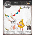 Wykrojnik Sizzix Thinlits - Vault Bunny + Chick by Tim Holtz 