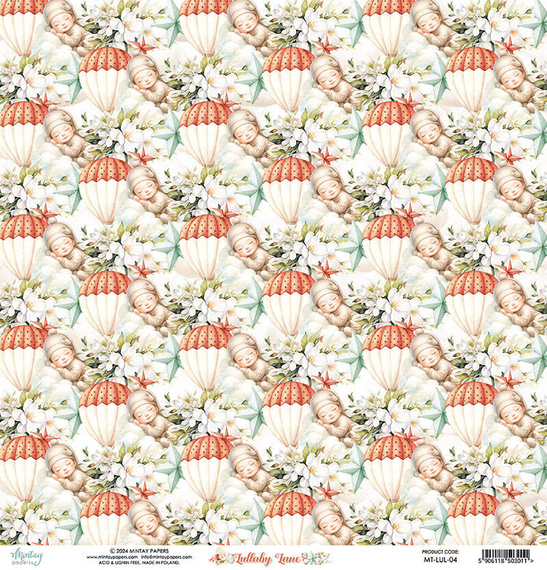Papier do scrapbookingu 30x30 - Mintay - Lullaby Lane 04