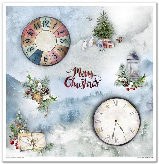 Zestaw papierów do scrapbookingu 30x30 - Wonderful Christmas Time