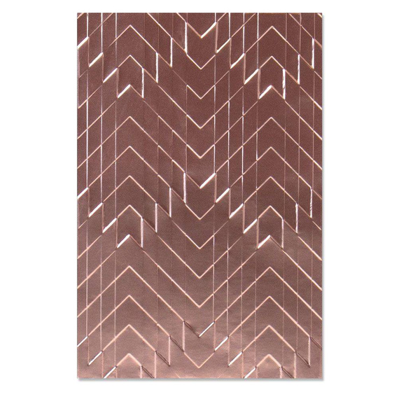 Folder do wytłaczania 3D Sizzix - Staggered Chevrons