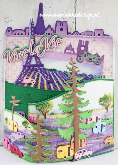 Wykrojnik - Marianne Design - Horizon Paris - Paryż horyzont