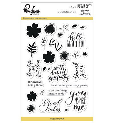 Stempel - Pinkfresh Studio - Say it with florals