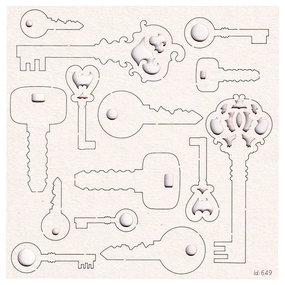 Tekturka - Klucze mix RAE - Scrapiniec