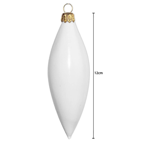 Bombka plastikowa sopel 120 mm