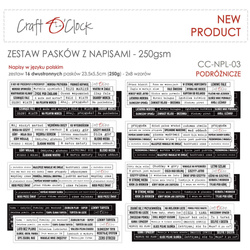 Napisy polskie - zestaw pasków 03 - podróżnicze