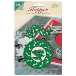 Wykrojnik - Joy!Crafts - 6002/2006 wieniec Happy New Year