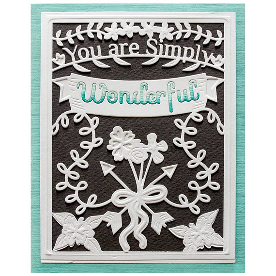 Wykrojnik - Spellbinders - You Are Simply Wonderful ramka