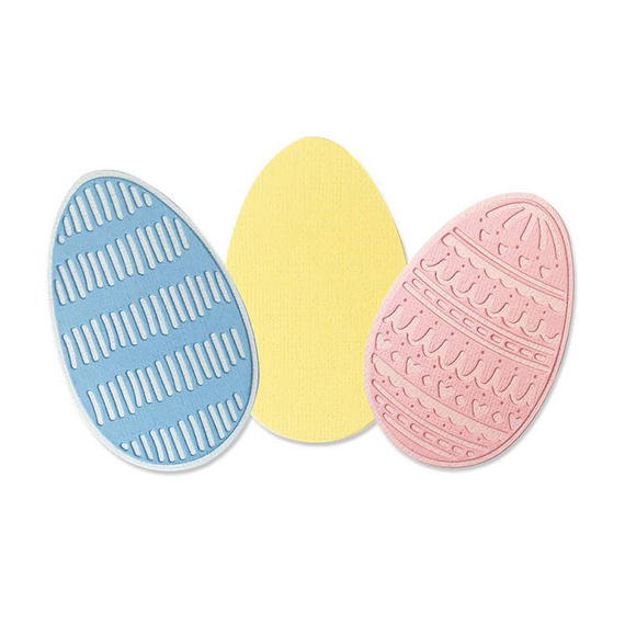 Wykrojnik Sizzix Thinlits - Decorative Eggs pisanki