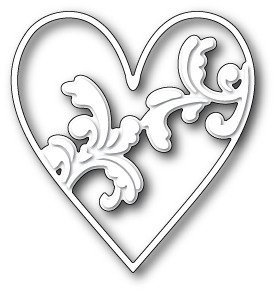 Wykrojnik - Memory Box - Elliana Heart 99355 serce