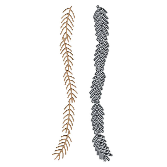 Wykrojnik - Memory Box - Pine Sprig Border 99248 gałązki