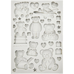 Foremka silikonowa - The Owl's House - miś Teddy - Stamperia