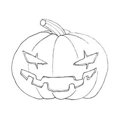 Stempel polimerowy - Dynia Halloween - Agateria