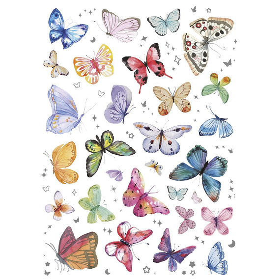 Naklejki foliowe - Kolorowe motylki