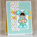 Stempel - Pink & Main - Bunny Costume - kostium króliczek pisanka Wielkanoc